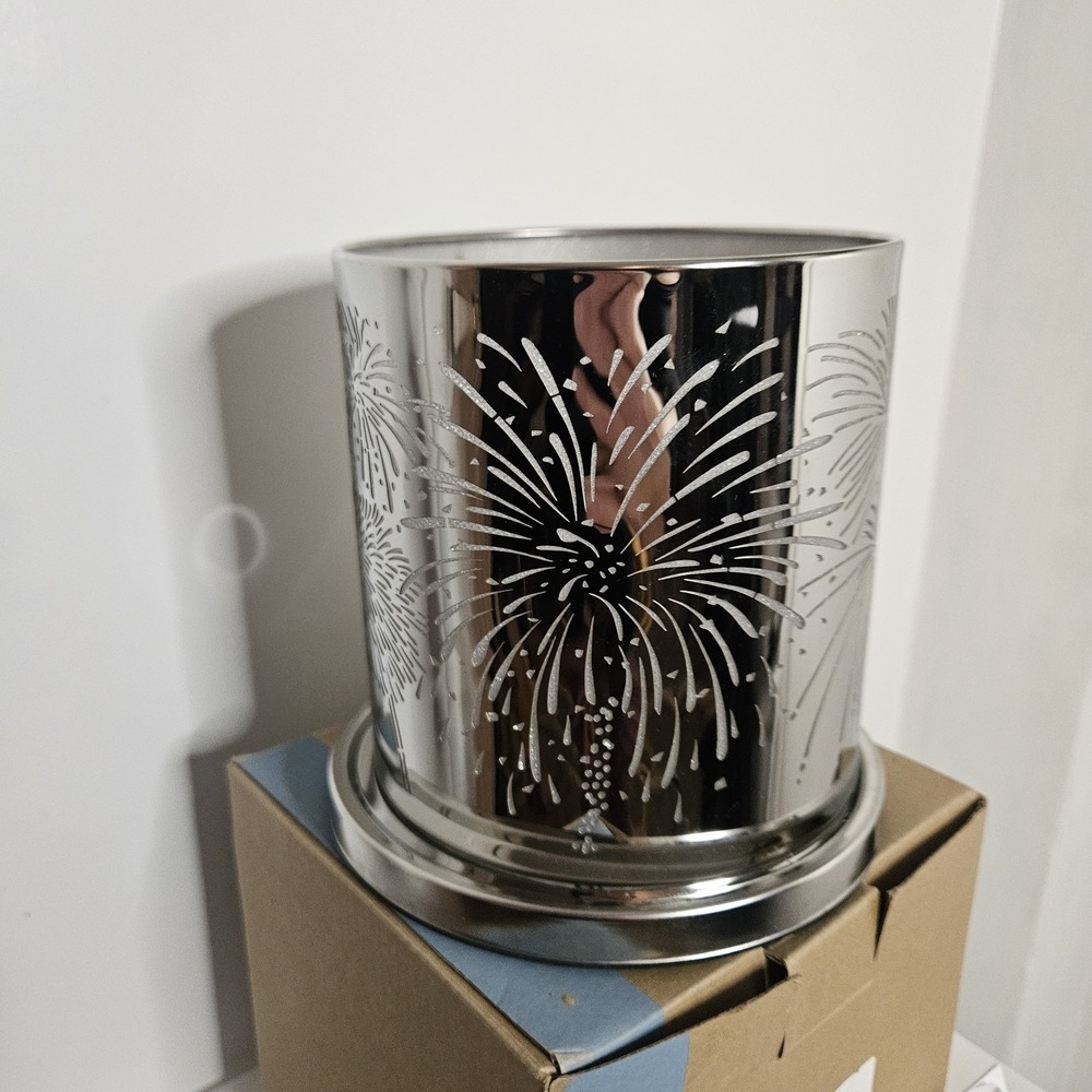 Partylite Enchanted Celebration Silver Candle Holder P 91341 NIB Retired 250th - Picture 5 of 11